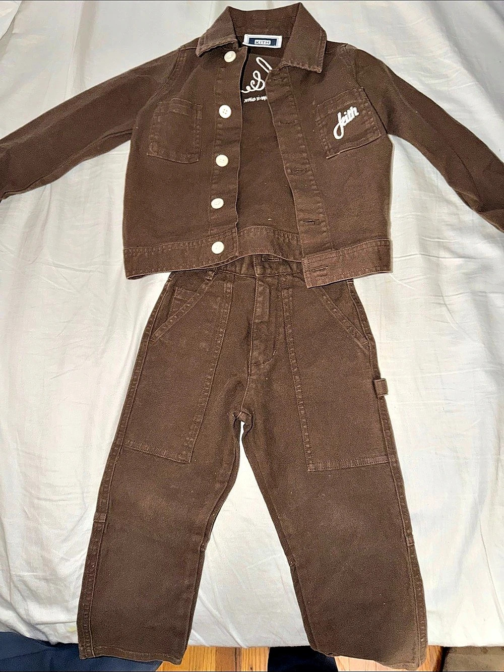 Kith Kids Brown Matching Set Size 2